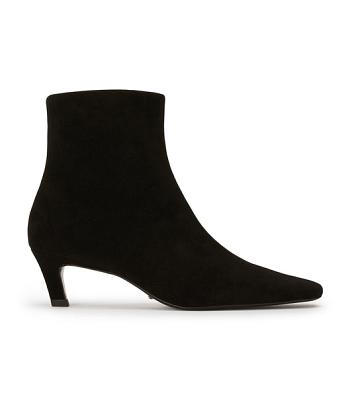 Botas de Tacon Tony Bianco Vicci Black Suede 5cm Negras | LCRSX78059