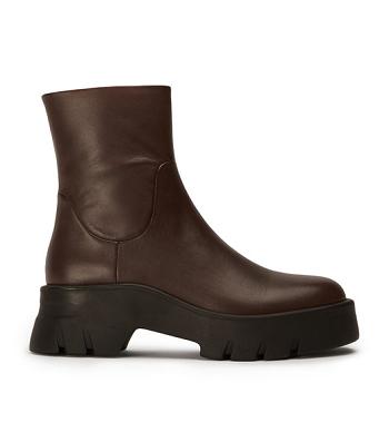 Botas de combate Tony Bianco Rumble Choc Como 5.5cm Chocolate | YCRGT68656