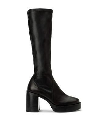 Botas elásticas Tony Bianco Tibby Black Venice/Black Venezia 9cm Negras | GCREC66512