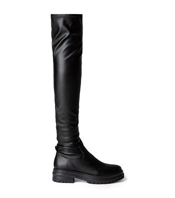 Botas elásticas Tony Bianco Wild Black Venezia 4.5cm Negras | CRQAV27221