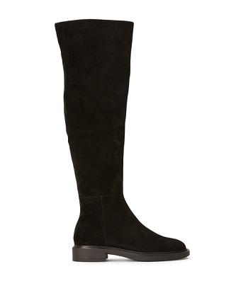 Botas hasta las rodillas Tony Bianco Chasey Black Suede 4.5cm Negras | TCRWZ49388