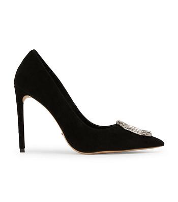 Court Shoes Tony Bianco Alison Black Suede 10.5cm Negras | CRIIZ95894