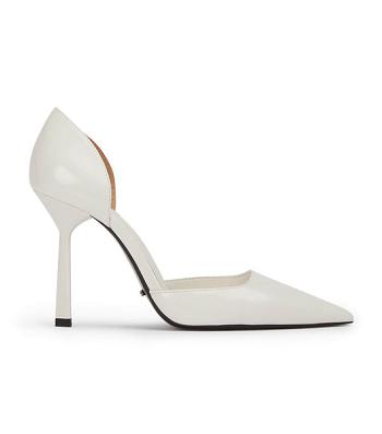Court Shoes Tony Bianco Gala White Hi Shine 10cm Blancas | DCRVO54394
