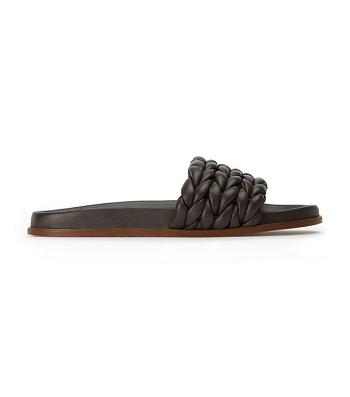 Flat Sandals Tony Bianco Layton Chocolate Nappa Chocolate | LCRSX25754