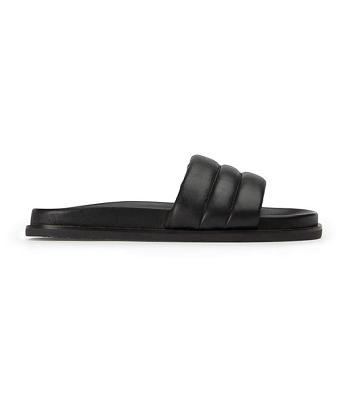 Flat Sandals Tony Bianco Lucas Black Nappa 1.5cm Negras | TCRPQ13972