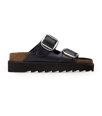 Sandalias Tony Bianco Marty Black Wax Negras | ECRVG84852