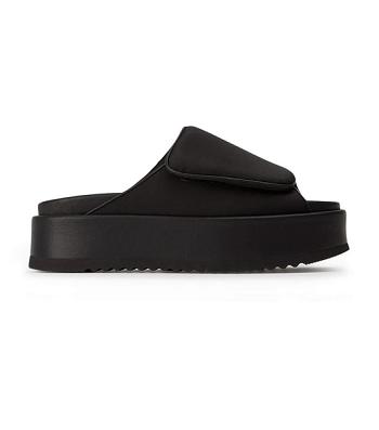 Sandalias Tony Bianco Roxana Black Scuba 6cm Negras | XCRBH45748