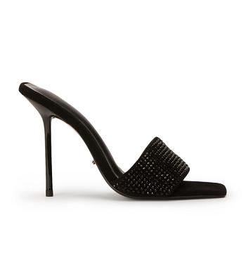 Tacones Brillantes Tony Bianco Naomi Black Crystal/Black Suede 10.5cm Negras | DCRVO84961