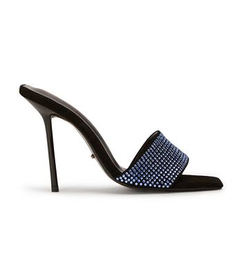 Tacones Brillantes Tony Bianco Naomi Blue Crystal/Black Suede 10.5cm Azules Negras | TCRPQ81820