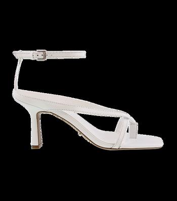 Tacones con tiras Tony Bianco Becca White Sheep Nappa 7.5cm Blancas | GCRUC78951