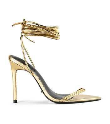 Tacones con tiras Tony Bianco Millie Gold Foil 10.5cm Doradas | LCRTR86228