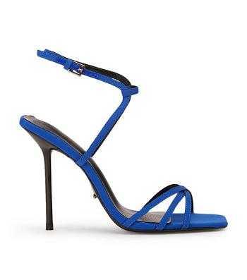 Tacones con tiras Tony Bianco Nomad Azure Crepe 10.5cm Azur | ECRHC10699