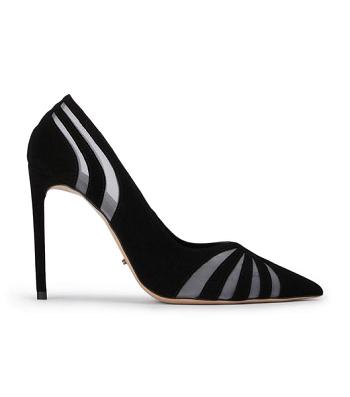 Tacones de aguja Tony Bianco Arrow Black Suede 10.5cm Negras | FCRHY56129