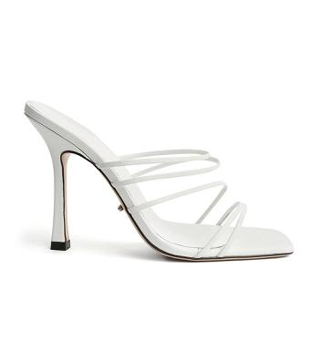 Tacones de aguja Tony Bianco Foxie White Kid 10.5cm Blancas | QCRUV25134