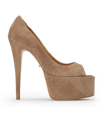 Tacones de aguja Tony Bianco Jolee Stone Suede 15cm Gris | CRXMI97543