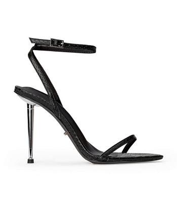 Tacones de aguja Tony Bianco Myra Black Snake 10.5cm Negras Serpent | MCRFT15537