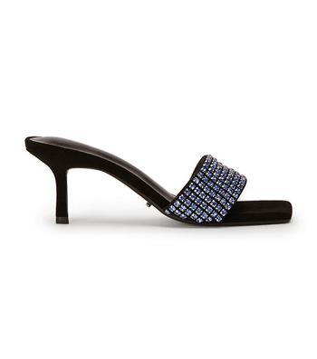 Tacones de evento Tony Bianco Amos Blue Crystal/Black Suede 6.5cm Azules Negras | XCRGW24383