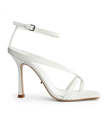 Tacones de evento Tony Bianco Faythe White Kid 10.5cm Blancas | UCRND53311