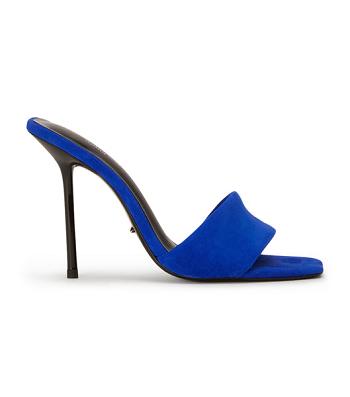 Tacones de evento Tony Bianco Natalie Azure Suede 10.5cm Azur | QCRUV24944