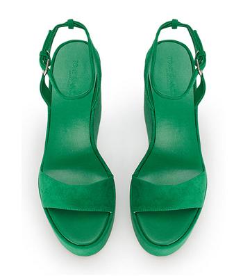 Zapatos Plataforma Tony Bianco Vesna Jade Suede 13cm Verde | MCRHR45962